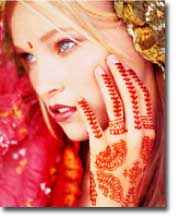 Bride with simple bindi